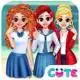 Play BFF Princess Back To School online for free on StickmanEmpire.com