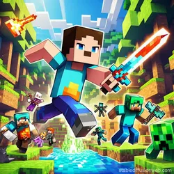 MINE BLADE Online KitPvP – Free Online Roblox Game at StickmanEmpire.com